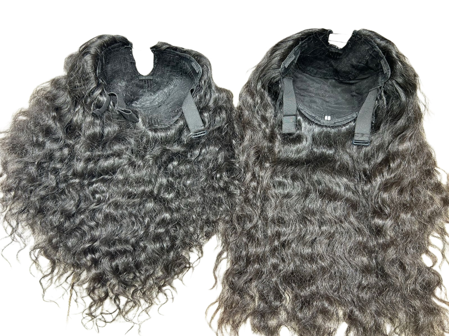 Raw Indian curly U-part wig